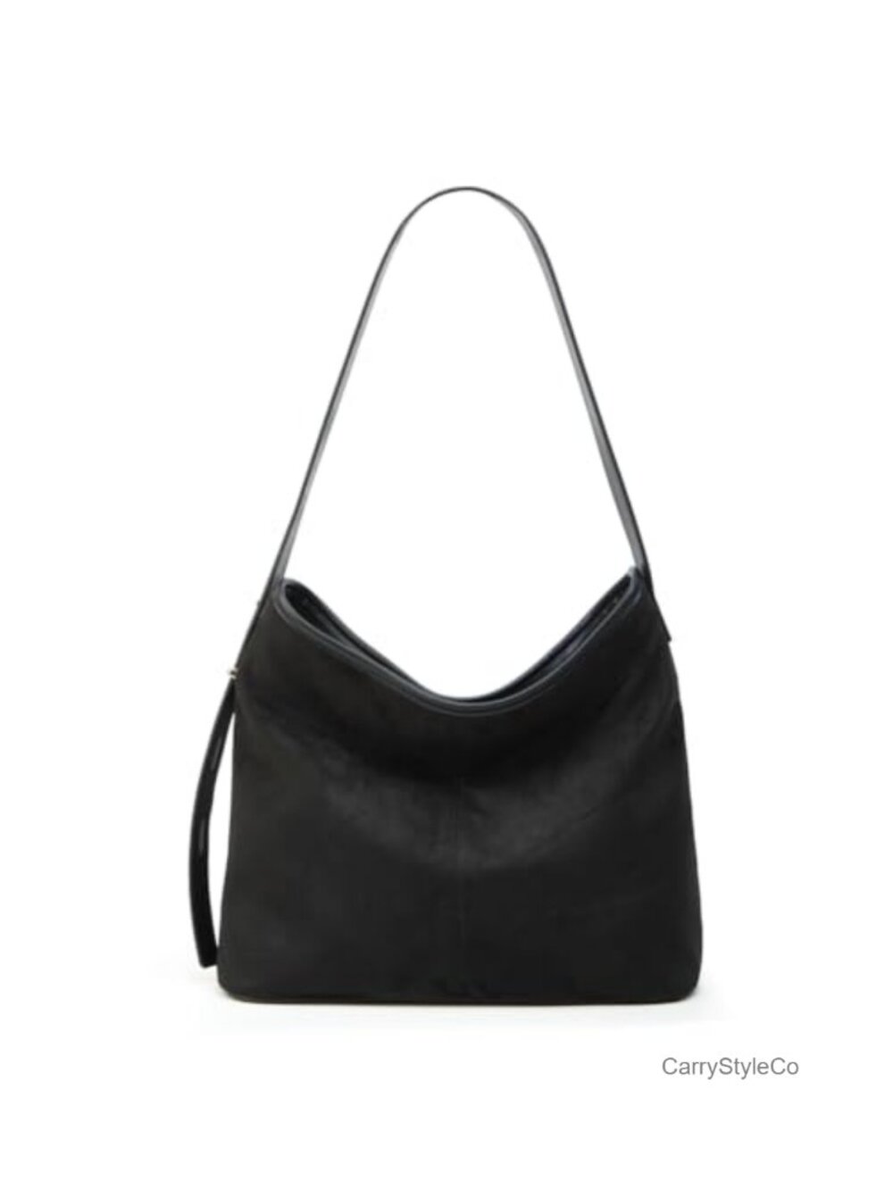 Suede Leather Hobo Tote Bag Top Handle Shoulder Crossbody Purse